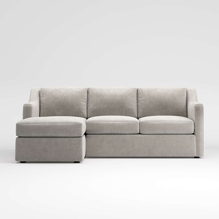 Notch Reversible Lounger Sectional Sofa + Reviews Crate & Barrel